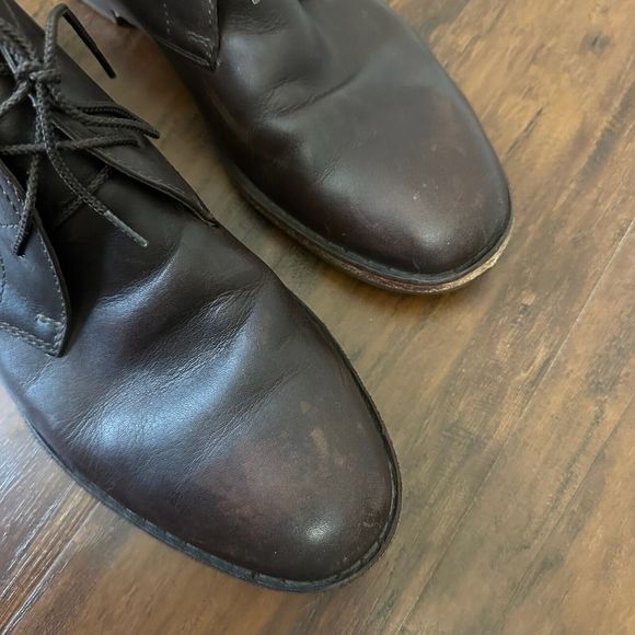 TRASK Brady Lace Up Chukka Boots in Espresso Leather main image 11